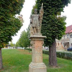 Opravili sochu sv. Floriána