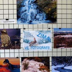 V Černošíně vystavují zimní fotky