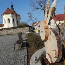 Velikonoční výzdoba v Černošíně