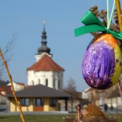 Velikonoční výzdoba v Černošíně