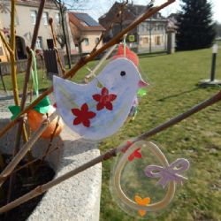 Velikonoční výzdoba v Černošíně
